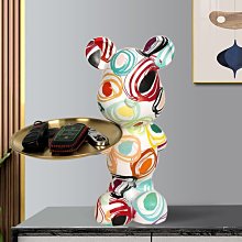 輕奢暴力熊 紅酒架擺件 創意客廳玄關博古架 酒櫃裝飾品 電鍍陶瓷擺設 歷史價格詳細信息