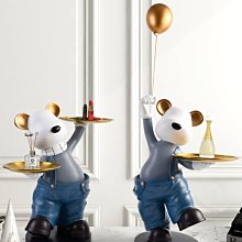 輕奢暴力熊 紅酒架擺件 創意客廳玄關博古架 酒櫃裝飾品 電鍍陶瓷擺設 歷史價格詳細信息