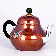 【一張打 日式寶珠龜甲錘紋 燒水壺 No.54】900~1300ML純手工臻品 足銀純銀999 茶杯茶壺茶具 皇家典藏 歷史價格詳細信息