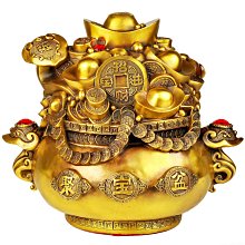 銅聚寶盆擺件銅缸創意客廳存錢罐裝飾工藝家居店鋪開業禮品 歷史價格詳細信息