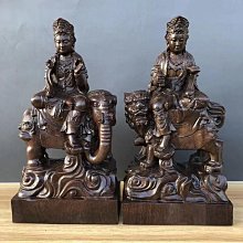 普賢菩薩木雕工藝品擺件手工雕刻佛像如意觀音客廳書房裝飾 歷史價格詳細信息