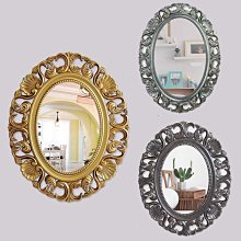 5Cgo 歐式復古鏡子浴室鏡裝飾梳妝鏡化妝鏡衛浴櫃壁掛鏡酒店設計師軟裝t24019740770含稅 歷史價格詳細信息