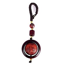 創意檀木小鹿汽車掛件平安牌車內飾品掛飾車載后視鏡吊墜新款禮物 歷史價格詳細信息