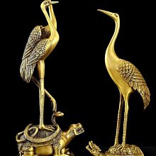 黃銅龜鶴仙鶴擺件龜鶴延年長壽龜單鶴踩龜家居純黃銅擺件小號11613 歷史價格詳細信息
