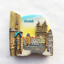 捷克首都布拉格查理大橋 立體相框旅游紀念裝飾藝術品磁性冰箱貼 歷史價格詳細信息