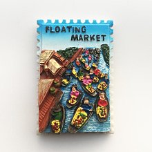 泰國曼谷水上市場旅游紀念品磁立貼冰箱貼 創意裝飾收藏伴手禮 價格比較,價格查詢,歷史價格詳細信息