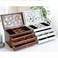 木質首飾盒簪子禮品盒空盒古風髮簪步搖髮釵收納盒仿古包裝盒禮盒 歷史價格詳細信息