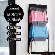（周一周四在線）衣櫃懸掛式女包收納掛袋宿舍包包收納架子門后掛包袋臥室收納 歷史價格詳細信息