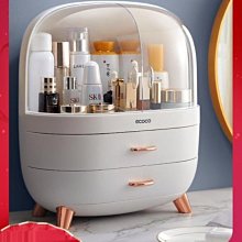 化妝品收納盒防塵桌面護膚品收納箱梳妝臺香水置物架高級感亞克力 歷史價格詳細信息