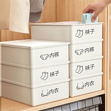 內衣收納盒家用帶蓋防塵襪子內褲整理盒壁掛式透明大容量收納神器~不含運費 歷史價格詳細信息