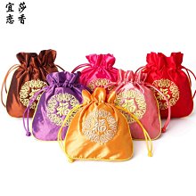 錦囊首飾品抽繩束口絨布袋小盤玩手串珠麻布袋佛珠文玩袋批量定製-佳藝居 歷史價格詳細信息