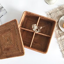 竹籃 收納筐 收納籃ins手工藤編首飾展示桌面文具收納籃小托盤拍攝道具小毛巾托民宿正品 促銷 歷史價格詳細信息