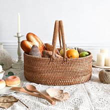 竹籃 收納筐 收納籃ins手工藤編首飾展示桌面文具收納籃小托盤拍攝道具小毛巾托民宿正品 促銷 歷史價格詳細信息