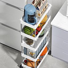 小推車夾縫置物架多層落地超窄小尺寸衛生間廚房冰箱旁收納架-有家精品店 歷史價格詳細信息