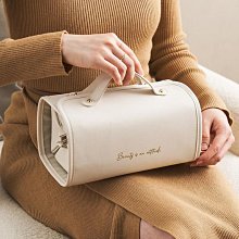 化妝包大容量便攜外出便捷式防水演出拉鏈出旅行化妝pu收納包斜挎 歷史價格詳細信息