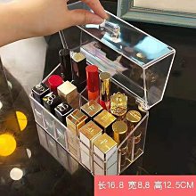 【機車沙灘戶外專賣】18格防塵透明桌面收納盒 口紅收納架 小羊皮收納 TF收納 桌上整理盒 價格比較,價格查詢,歷史價格詳細信息