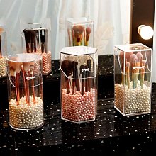 【機車沙灘戶外專賣】壓克力美妝刷具筒 收納盒 壓克力收納盒 透明 刷具 防塵收納彩妝收納 刷具筒刷具收納 歷史價格詳細信息