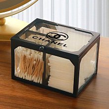 化妝棉收納盒棉花棒收納盒桌面梳妝台化妝品防塵透明壓克力盒 歷史價格詳細信息