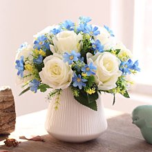 假花仿真花擺設客廳插花防餐桌花擺花家居裝飾品花藝擺件花束輕奢半米潮殼直購 歷史價格詳細信息