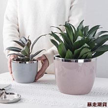 花盆 陶瓷花盆 創意花盆 多肉花盆 大號網紅鈴蘭可愛精工手繪鑲鉆多肉粗陶綠植花盆 歷史價格詳細信息