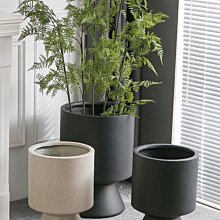 花盆 盆栽 水泥盆 花器 大花盆 水泥花盆簡亦|水泥大花盆北歐風格簡約創意盆栽綠植大號火山石自然紋理 歷史價格詳細信息