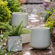 花盆 盆栽 水泥盆 花器 大花盆 水泥花盆簡亦|水泥大花盆北歐風格簡約創意盆栽綠植大號火山石自然紋理 歷史價格詳細信息