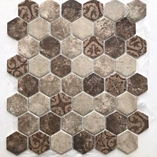 【鑫鎧棋磁磚精品】品味咖白浮雕 玻璃馬賽克 設計師款 拼貼/DIY材料 拍賣最便宜330/才 歷史價格詳細信息