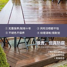 防腐木花園塑木地板戶外木塑防水陽臺庭院室外生態木露爆款~定價[購買請咨詢] 歷史價格詳細信息