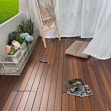 陽臺自鋪防腐木地板 防水防曬戶外碳化 室外拼接露臺花園庭院浴室  露天拍賣 歷史價格詳細信息