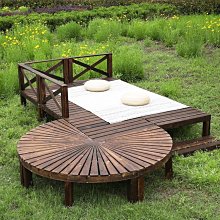 戶外防腐朔木庭院沙發奶茶店桌椅 塑木戶外桌椅 歷史價格詳細信息