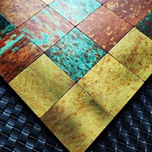 馬賽克銅金 防水自黏壁紙 3D立體仿金屬光澤 歷史價格詳細信息