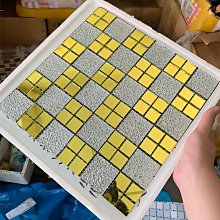 馬賽克銀 防水自黏壁紙 3D立體仿金屬光澤 歷史價格詳細信息