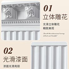 法式pu線條羅馬柱電視背景牆裝飾線歐式裝飾仿石膏羅馬柱柱頭方柱 歷史價格詳細信息