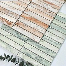 磁磚 磁磚貼 浴室壁貼 浴室地貼 牆壁貼復古仿木紋陶瓷馬賽克衛生間防滑地磚廚房餐廳奶茶店工裝背景瓷磚 歷史價格詳細信息