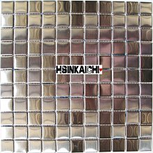 【鑫鎧棋磁磚精品】高檔國產閃亮藍色小口鏡面馬賽克時尚款 DIY材料 最便宜 390元/才 30*30 歷史價格詳細信息