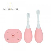 MARCUS＆MARCUS　3階段手握訓練學習牙刷組-玫瑰粉 歷史價格詳細信息