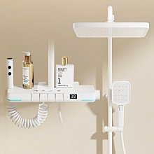 氛圍燈花灑98恆溫數顯鋼琴按鍵花灑冷熱數顯增壓淋浴花灑大花灑 歷史價格詳細信息