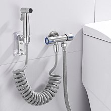 水龍頭 現貨槍灰馬桶沖洗噴槍水龍頭三通伴侶廁所家用高壓一進二出增壓沖洗器 歷史價格詳細信息