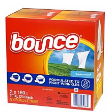 Bounce 烘衣柔軟去靜電紙 160張 X 2入 3組  W1006152  COSCO代購 歷史價格詳細信息