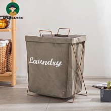 鐵架摺疊防水髒衣籃 收納洗衣籃 髒衣簍 棉麻布藝收納筐 歷史價格詳細信息