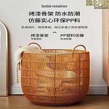 【牛牛】藤編髒衣籃家用收納筐衣服收納筐洗衣籃熱氣球裝飾籃子熱氣球筐嗬 歷史價格詳細信息