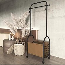 【可移動】臥室落地掛衣架 收納房間家用室內衣帽架輕奢晾隔夜衣架 歷史價格詳細信息