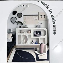 置物架藝術感納架書架創意藝術落地靠墻小書柜簡約現代~特價下殺 免運 歷史價格詳細信息