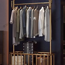 衣帽架落地臥室客廳輕奢多功能組合家用收納加粗鞋架櫃一體掛衣架 歷史價格詳細信息