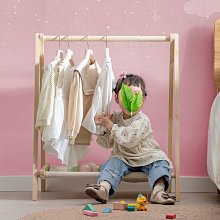 兒童掛衣架室內彩色兒童房落地衣帽架簡約童趣立式掛書包衣服架子 歷史價格詳細信息