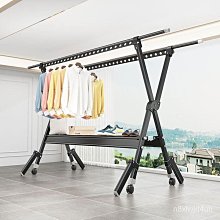 折疊落地晾衣架傢用戶外陽臺掛衣架室內外曬衣架簡易伸縮式晾衣桿 歷史價格詳細信息