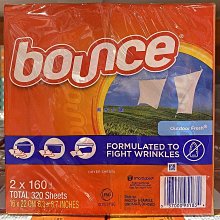 Bounce 烘衣柔軟去靜電紙 160張 X 2入 3組  W1006152  COSCO代購 歷史價格詳細信息