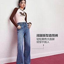 樂町直筒韓系少女牛仔褲2024年夏季新款顯瘦百搭寬松休閑闊腿褲女-我們這一家 歷史價格詳細信息