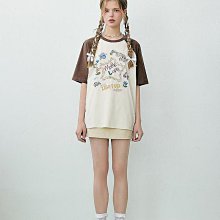 樂町拼色長袖T恤女秋冬新款修身上衣C2CPD4E16-我們這一家 歷史價格詳細信息