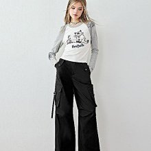 樂町復古休閑工裝口袋水洗牛仔外套2024早春新款落肩寬松夾克上衣-我們這一家 歷史價格詳細信息